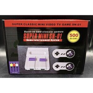 SN-01 Super Mini Classic Games System 500 Games